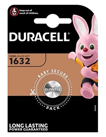 Duracell Batterie Specialistiche 1632 a Bottone al Litio 3V