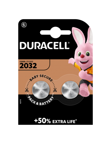 Duracell Batteria Specialistiche 2032 a Moneta al Litio 3V