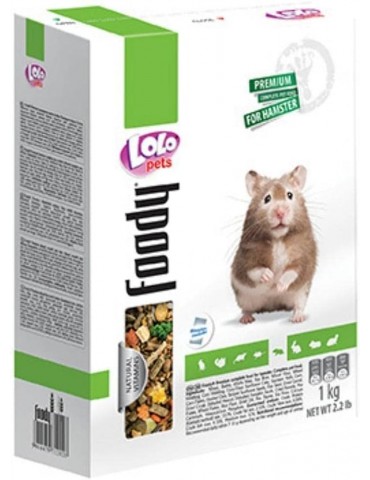 Lolo Pets Foody Alimento Completo per Criceti - 1 Kg