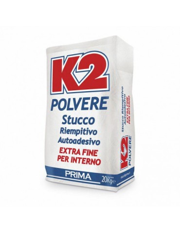 Stucco Riempitivo K2 in Polvere Extrafino 1Kg