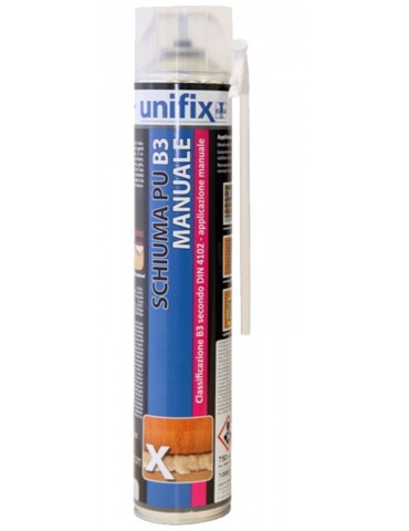 Unifix Schiuma Poliuretanica Manuale PU B3 750 ml